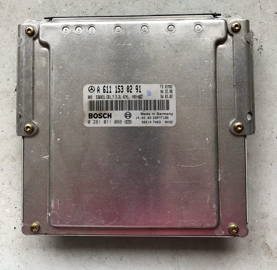 Mercedes-Benz Bosch Engine ECU 0281011066, 0 281 011 066, A6111530291, A 611 153 02 91