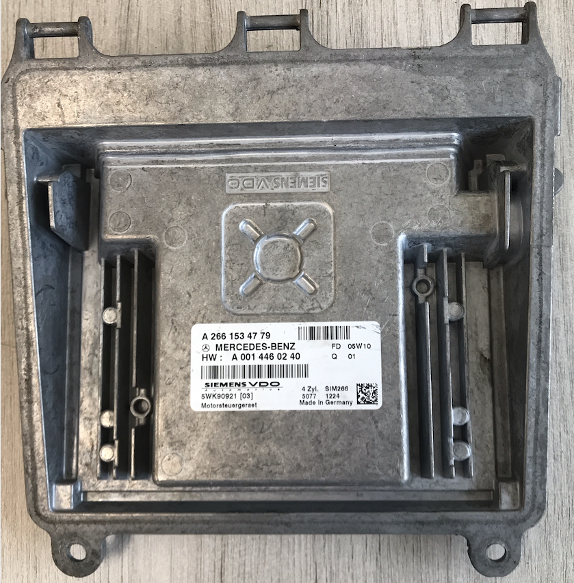 Mercedes Engine ECU, 5WK90921 03, A0014460240, A2661534779, SIM266