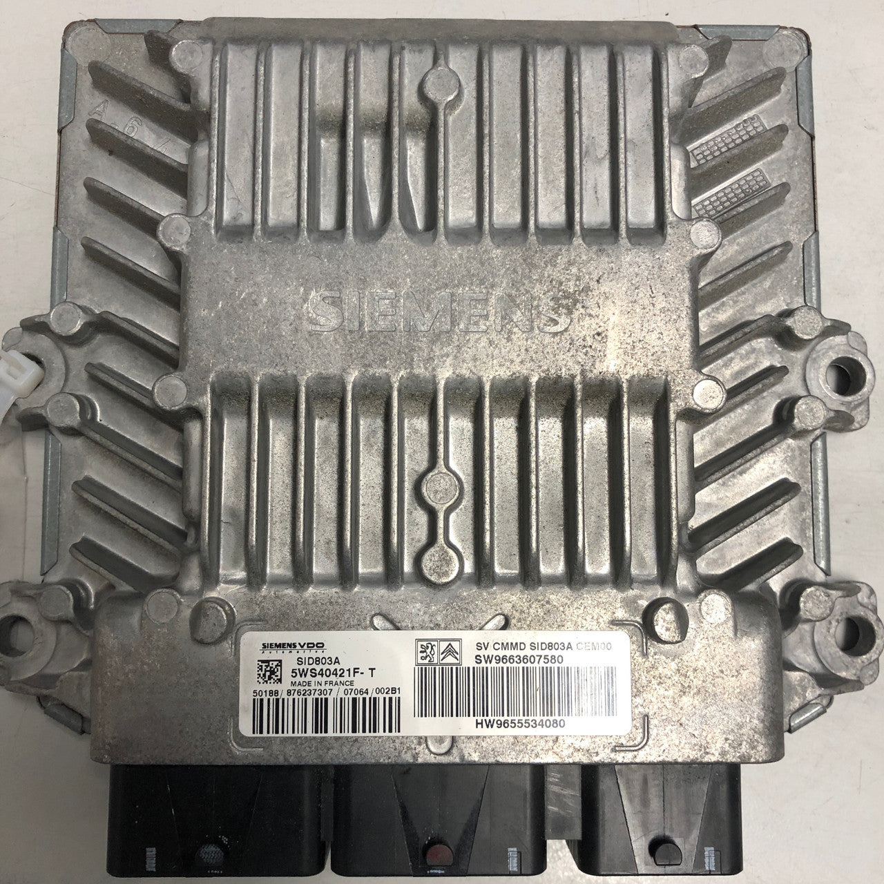 Peugeot 307 2L 16V, 5WS40421F-T, SW9663607580, HW9655534080, SID803A