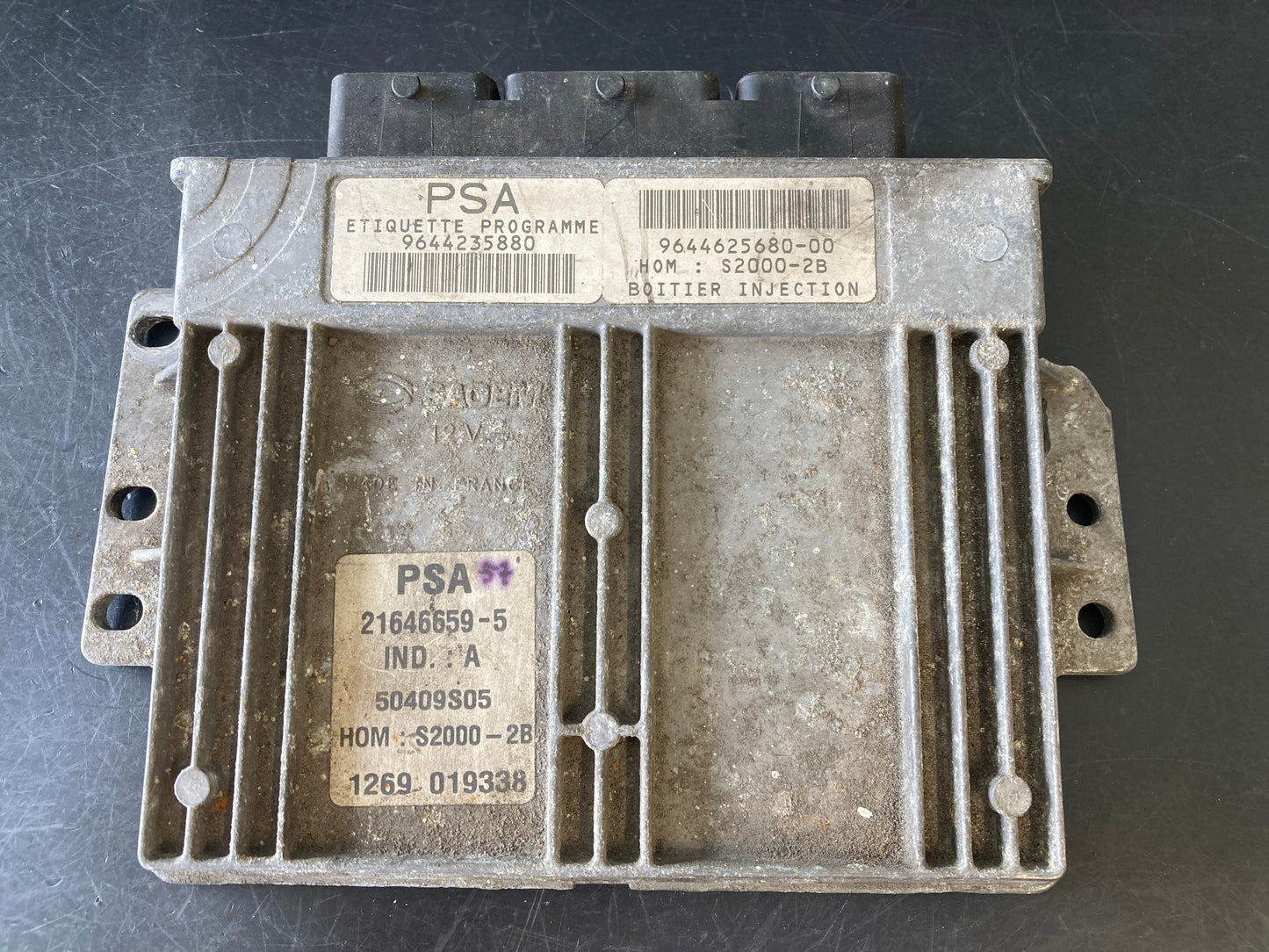 Plug & Play Engine ECU PSA, S2000-2B, 9644235880, 9644625680-00, 21646659-5, IND A