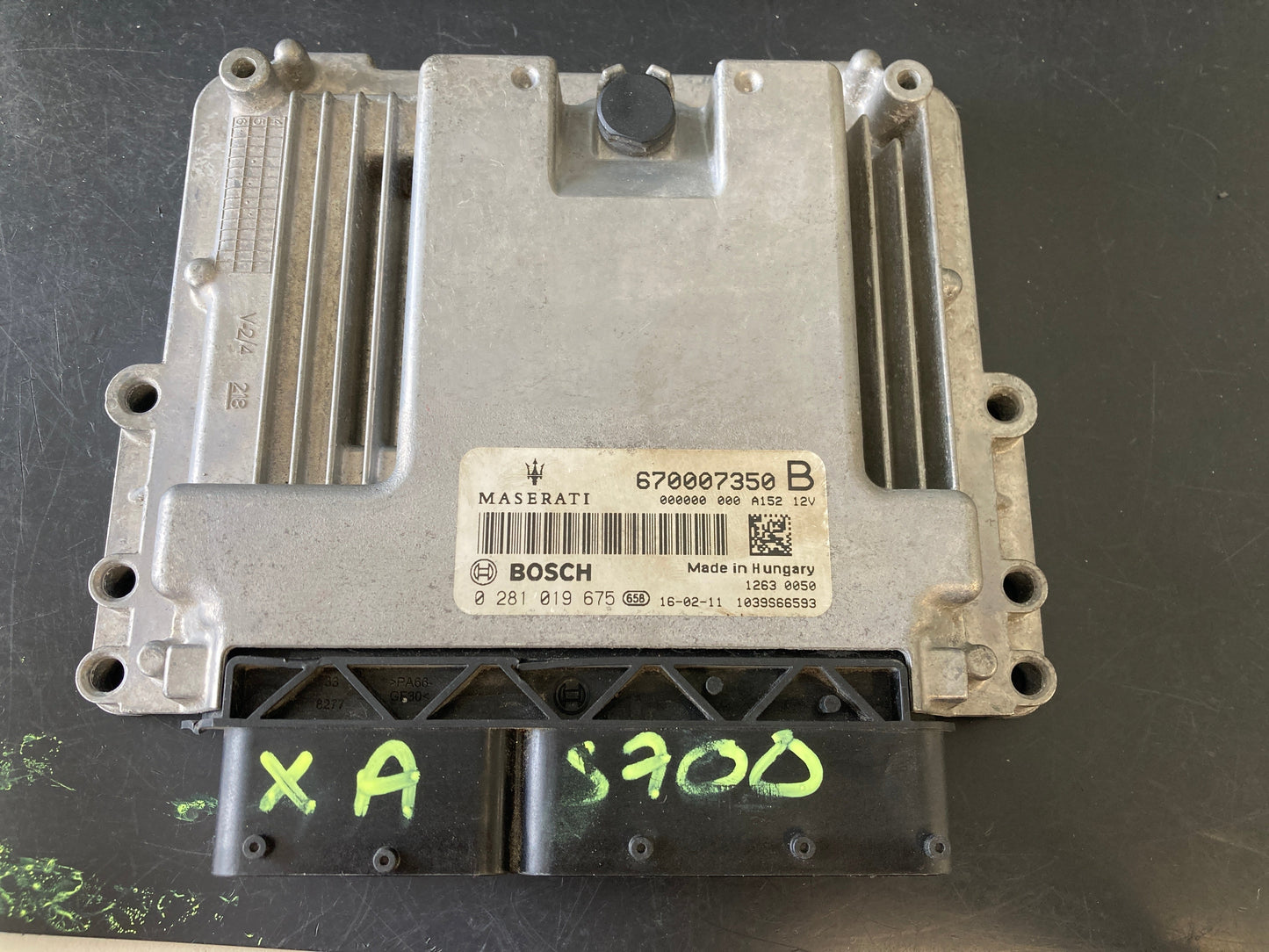 ECU de motor Bosch Plug & Play, Maserati, 0281019675, 0 281 019 675, 670007350B, 670007350 B