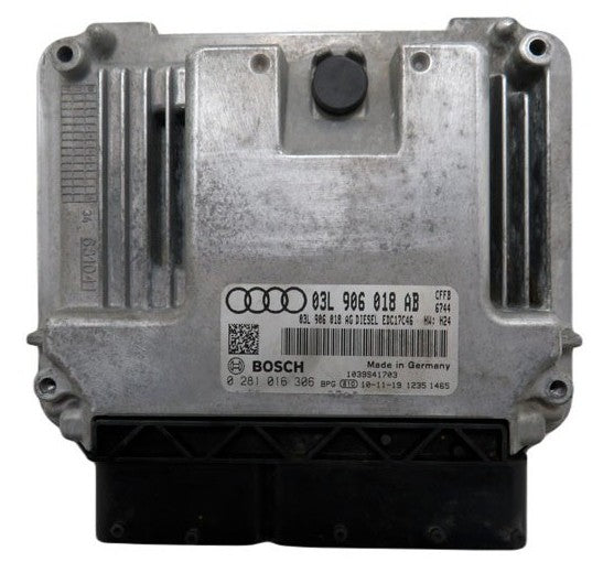 ECU de motor Bosch Plug & Play, Audi A3 2.0 TDI, 0281016306, 0 281 016 306, 03L906018AB, 03L 906 018 AB, 03L906018AG, 03L 906 018 AG, EDC17C46