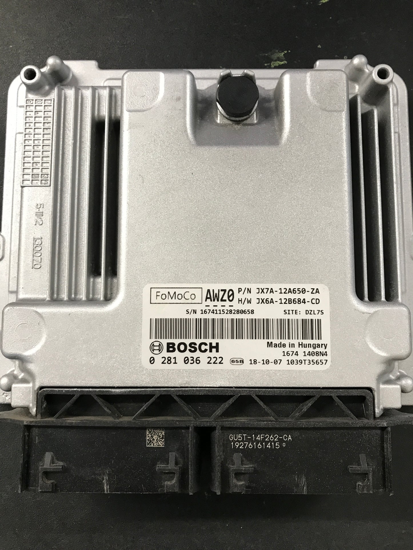 Plug & Play Bosch Engine ECU, Ford, 0281036222, 0 281 036 222, J7A12A650ZA, J7A-12A650-ZA, JX6A12B684-CD, JX6A-12B684-CD, AWZ0