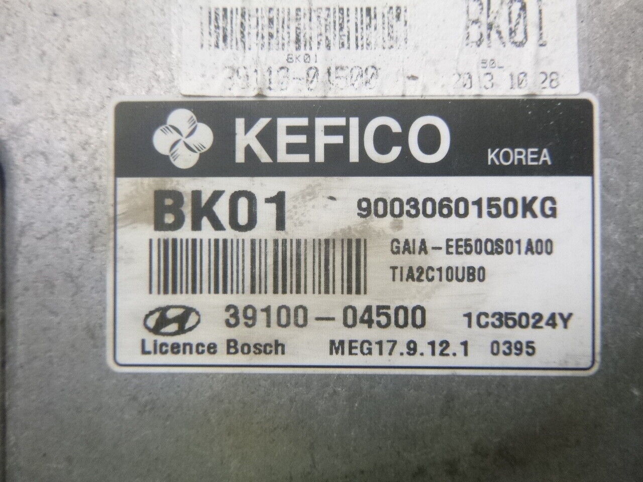 Plug & Play Bosch Engine ECU, 9003060150KG, 39100-04500, 3911004500, BK01, MEG17.9.12.1