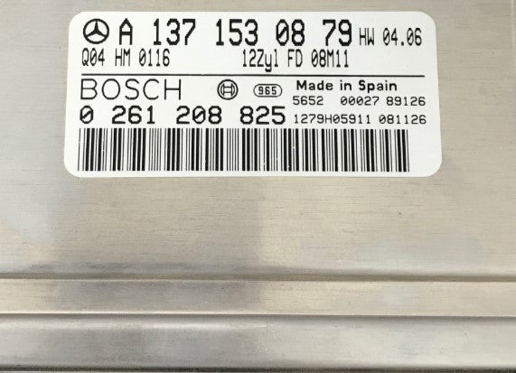 Plug & Play Bosch Engine ECU, Mercedes-Benz, 0261208825, 0 261 208 825, A1371530879, A 137 153 08 79