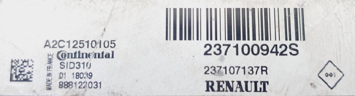 Plug & Play Continental Engine ECU, Renault, A2C12510105, 237100942S, 237107137R, SID310