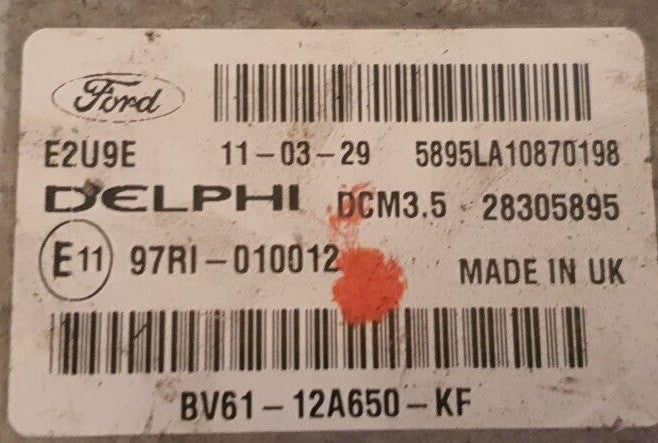 Plug & Play Delphi Engine ECU, Citroen C5 2.0 HDI, BV6112A650KF, BV61-12A650-KF, 28305895, DCM3.5