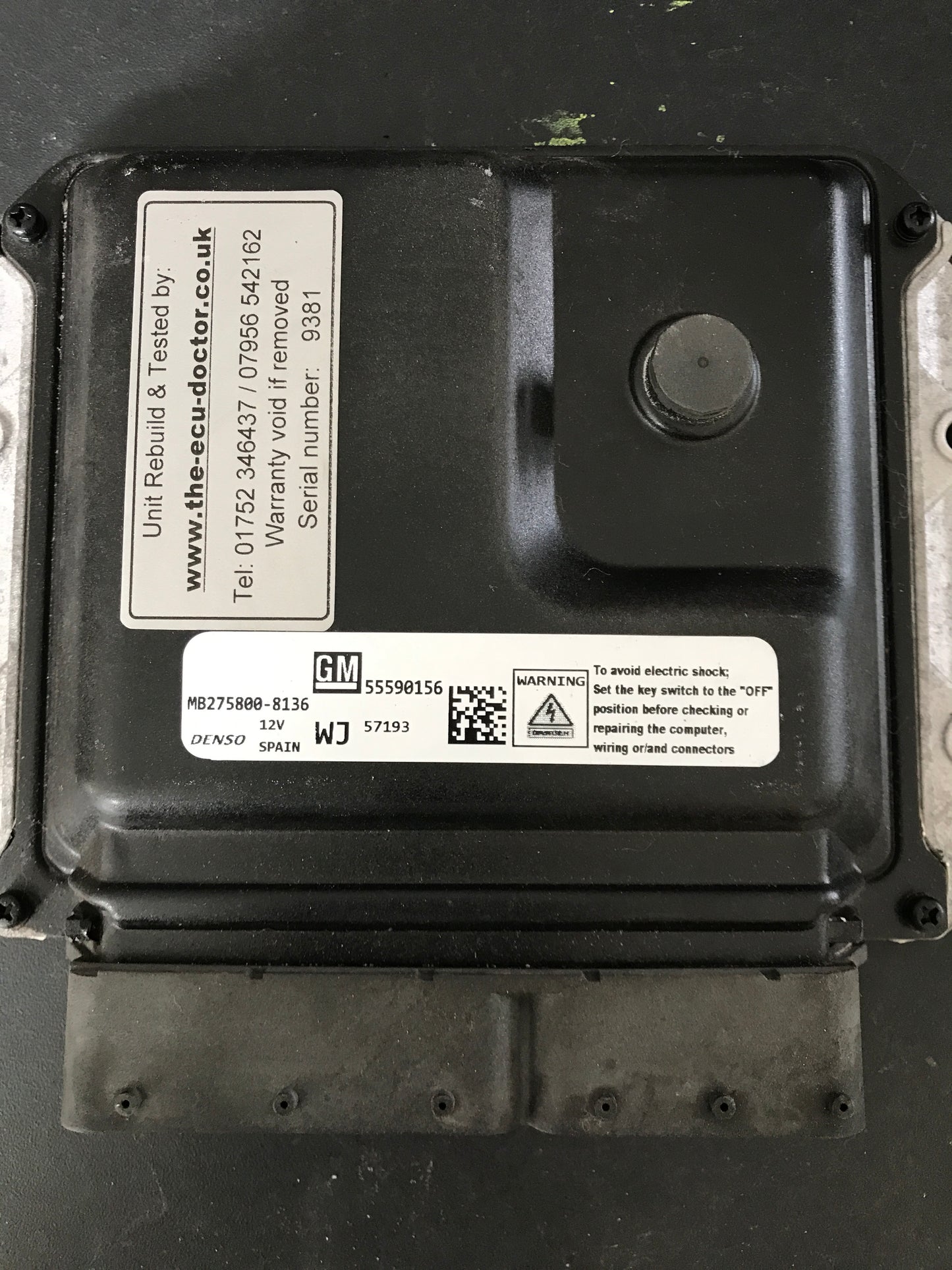 Plug & Play Denso Engine ECU, Vauxhall Corsa, Astra-Zafira 1.7 DTJ, MB2758008136, MB275800-8136, 55590156, WJ