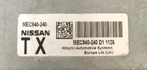Plug & Play Hitachi Engine ECU, Nissan, MEC940240, MEC940-240, TX, MEC940-240 D1, MEC940240D1