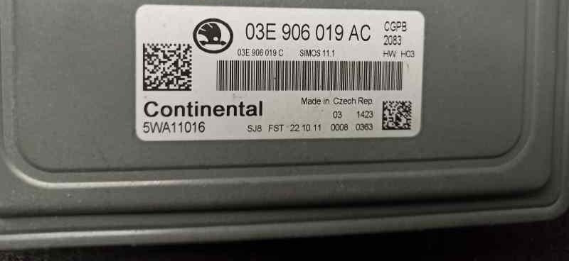 Plug & Play Volkswagen Polo 1.2 Engine ECU, 03E906019AC, 03E 906 019 AC, 03E906019C, 03E 906 019 C, 5WA11016, SIMOS 11.1