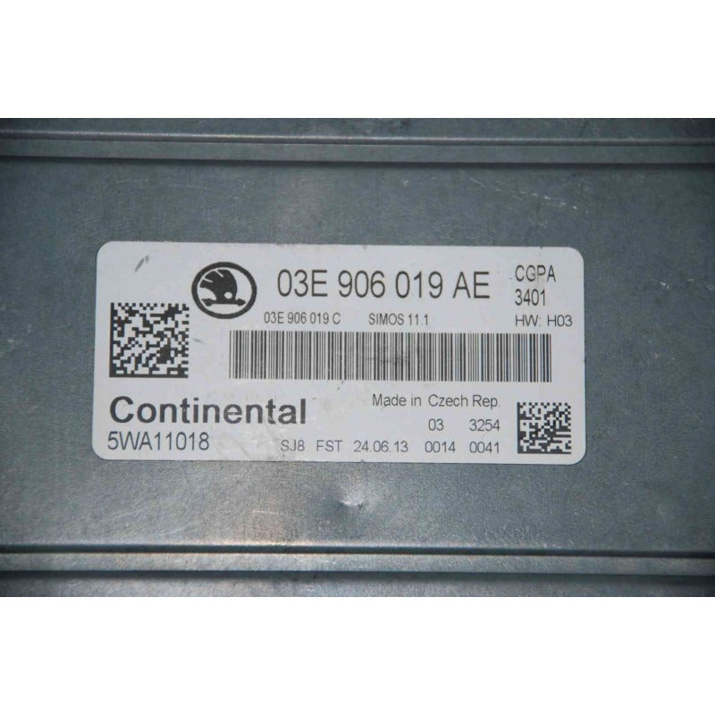 Plug & Play Volkswagen Polo 1.2 Engine ECU, 03E906019AE, 03E 906 019 AE, 03E906019C, 03E 906 019 C, 5WA11018, SIMOS 11.1