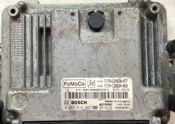 Bosch Engine ECU, Ford, 0261S12867, 0 261 S12 867, F1FA12A650ATF, F1FA-12A650-ATF, F1FA12B684AEA, F1FA-12B684-AEA, LRW5