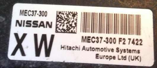 Plug & Play Hitachi Engine ECU, Nissan Micra , MEC37-300 F2, MEC37300F2
