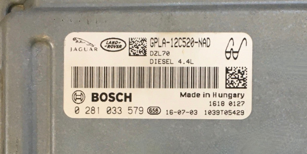 Range Rover 4.4, 0281033579, 0 281 033 579, GPLA12C520NAD, GPLA-12C520-NAD