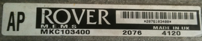 ROVER
M.E.M.S
MKC103400
AP