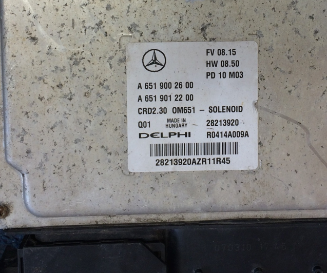 28213920, A6519002600, A 651 900 26 00, A6519012200, A 651 901 22 00, R0414A009A, CRD2.30