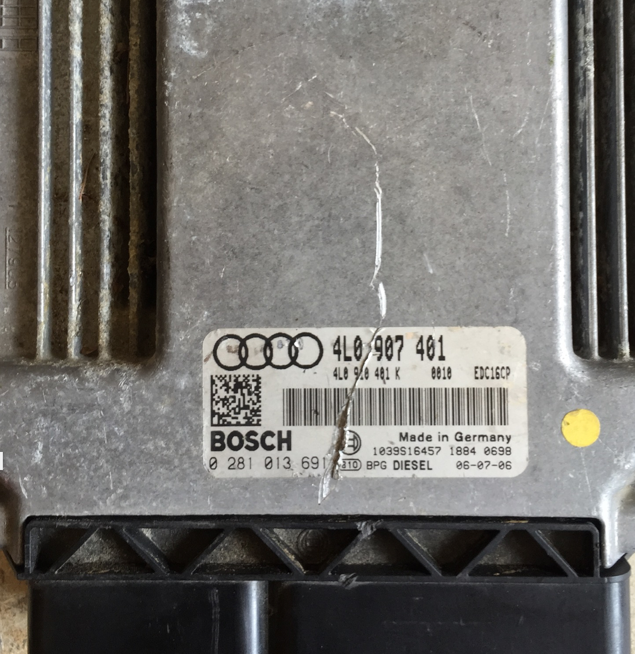 AUDI Q7 3.0 TDI, 0 281 013 691, 0281013691, 4L0 907 401, 4L0907401, 4L0910401K, 4L0 910 401 K EDC16CP