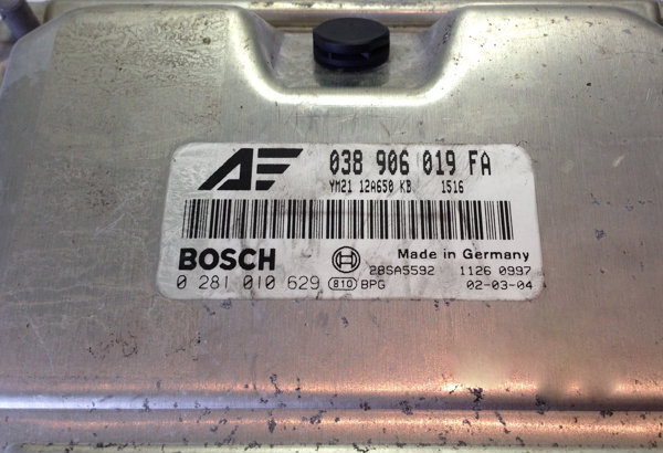 Ford Galaxy 1.9 TDI, 0281010629, 0281 010 629, 038906019FA, 038 906 019 FA, EDC15P+