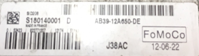 S180140001 D, S180140001D, AB39-12A650-DE, AB3912A650DE, FOMOCO, SID208
