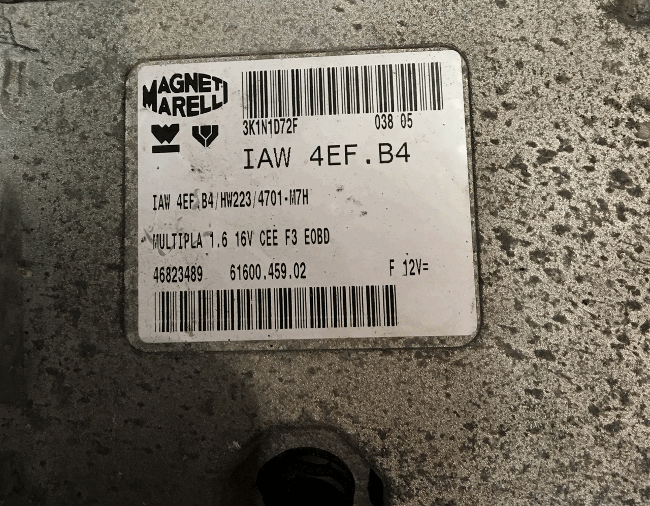 ECU, IAW 4EF.B4, 46823489, 61600.459.02