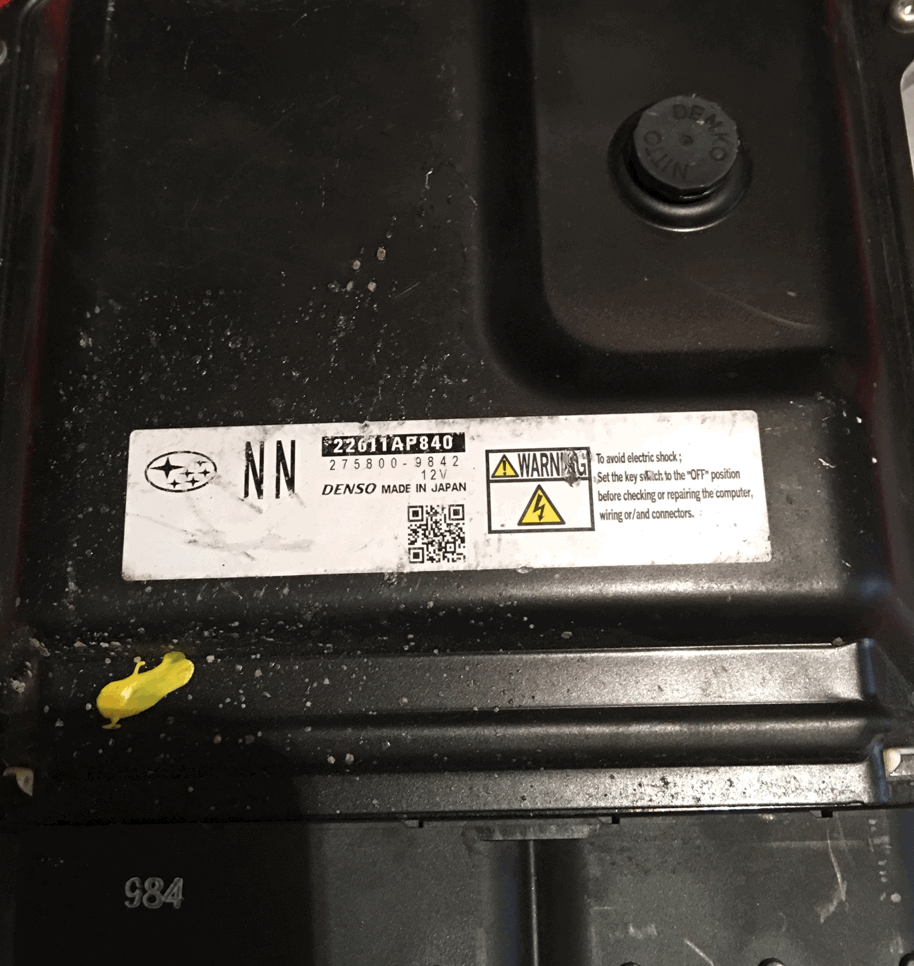 Subaru Denso Engine ECU, 275800-9842, 22611AP840