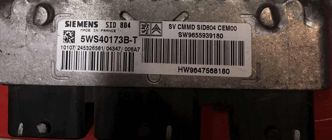 SID 804, 5WS40173B-T, SW9655939180, HW9647568180