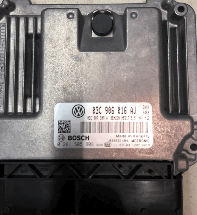 0261S05808, 0 261 S05 808, 03C906016AJ, 03C 906 016 AJ, 03C907309A, 03C 907 309 A, MED17.5.5