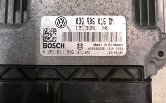 EDC 16U1, 0281011864, 0 281 011 864, 03G906016DH, 03G 906 016 DH
