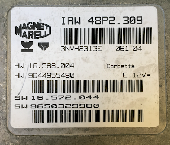 IAW 48P2.309, 16.588.004, 9644955480, 16.572.044, 9650329980
