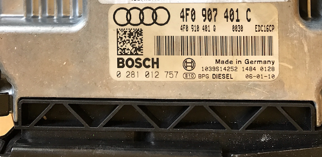 Audi A6 3.0 TDI, 0281012757, 0 281 012 757, 4F0907401C, 4F0 907 401 C, EDC16CP
