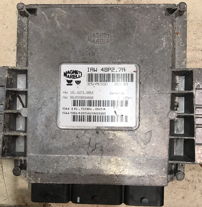 IAW 48P2.7A, HW 16.623.004, HW 9645989480, SW 16.596.024, SW 9648569080