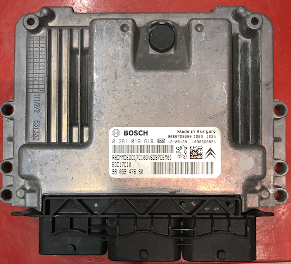 PSA, 0281019819, 0 281 019 819, 9805947680, 98 059 476 80, 9666729580, EDC17C10
