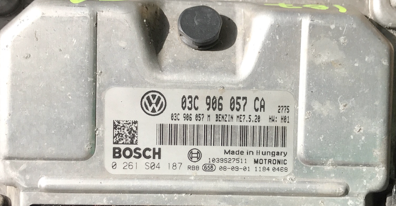 Seat Ibiza SC, ST 1.6, 0261S04187, 0 261 S04 187, 03C906057CA, 03C 906 057 CA, 03C906057M, 03C 906 057 M, ME7.5.200