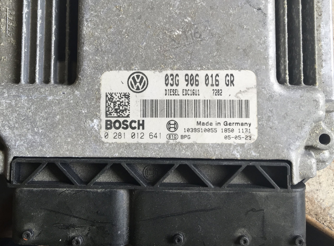 VW Golf Plus 1.9 TDI, 0281012641, 0 281 012 641, 03G906016GR, 03G 906 016 GR