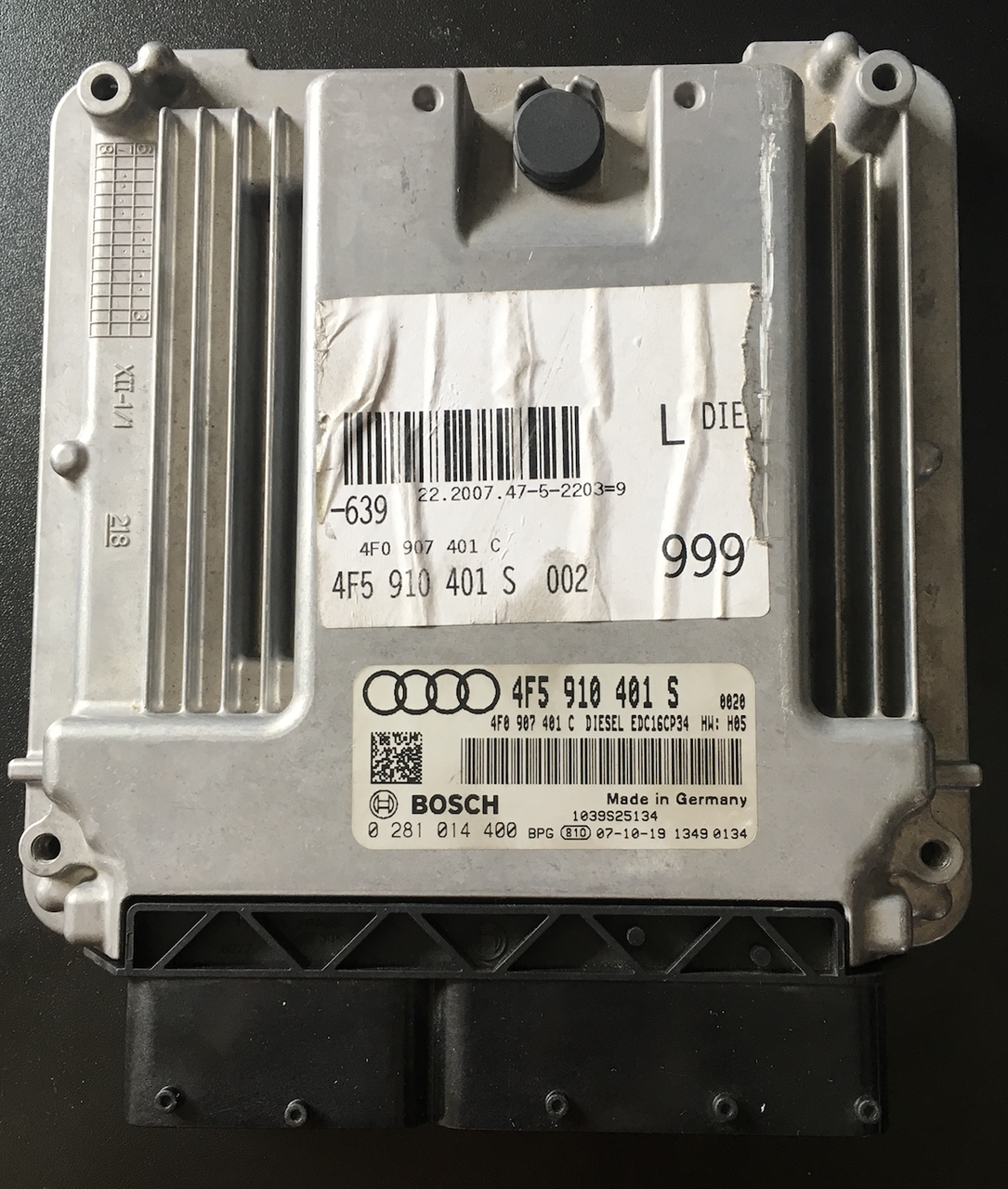 0281014400, 0 281 014 400, 4F5910401S, 4F5 910 401 S, EDC16CP34