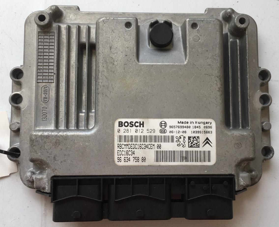 HDI, 0281012529, 0 281 012 529, 9663475880, 96 634 758 80, EDC16C34