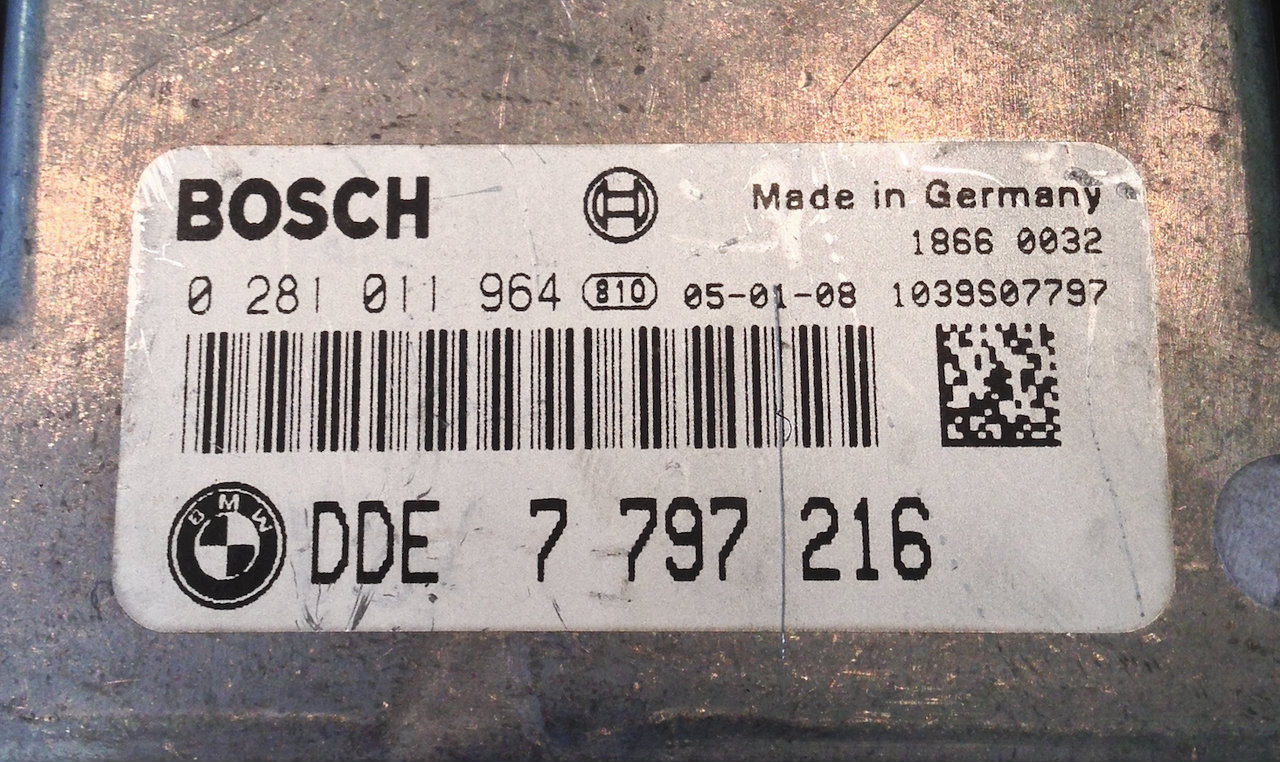 BMW, 0 281 011 964, 0281011964, DDE 7 797 216, DDE7797216