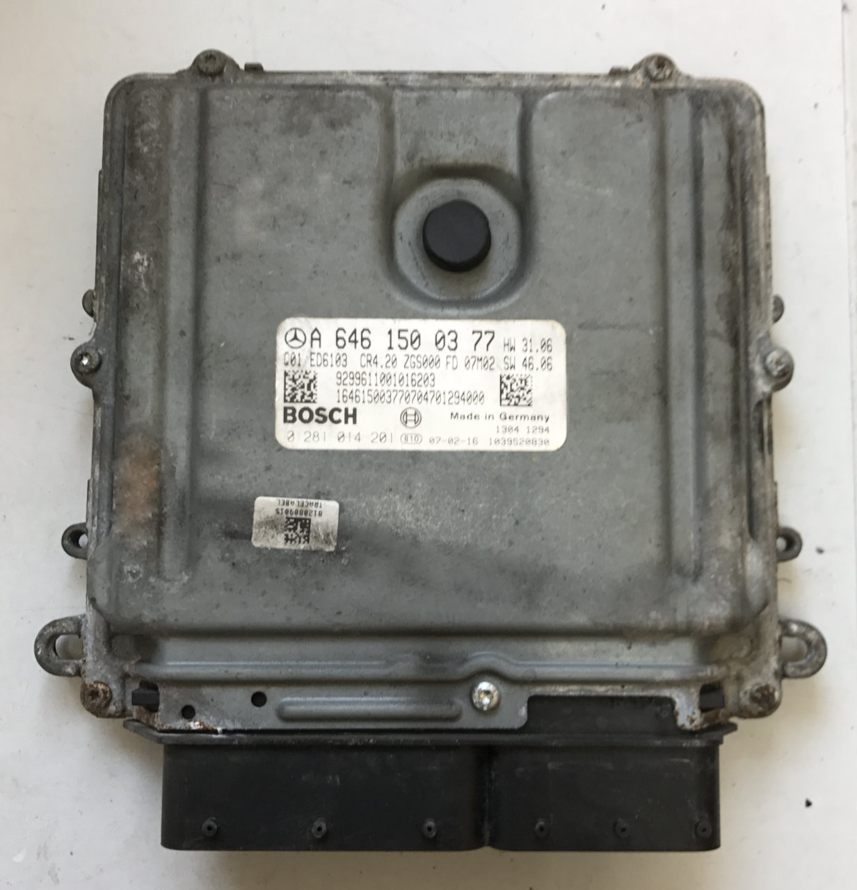 Mercedes-Benz CDI, 0281014201, 0 281 014 201, A6461500377, A 646 150 03 77, CR4.20