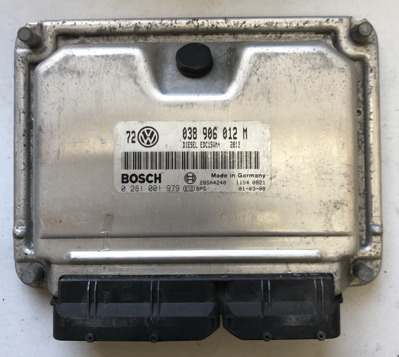 VW Bora 1.9 TDI (ALH), VW Golf IV 1.9 TDI (ALH), 0281001979, 0 281 001 979, 038906012M, 038 906 012 M, EDC15VM+