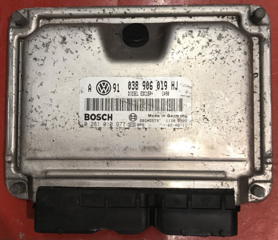 VW Golf 1.9 TDI, Bora 1.9 TDI, Skoda Octavia 1.9 TDI, 0281010977, 0 281 010 977, 038906019HJ, 038 906 019 HJ, EDC15P+