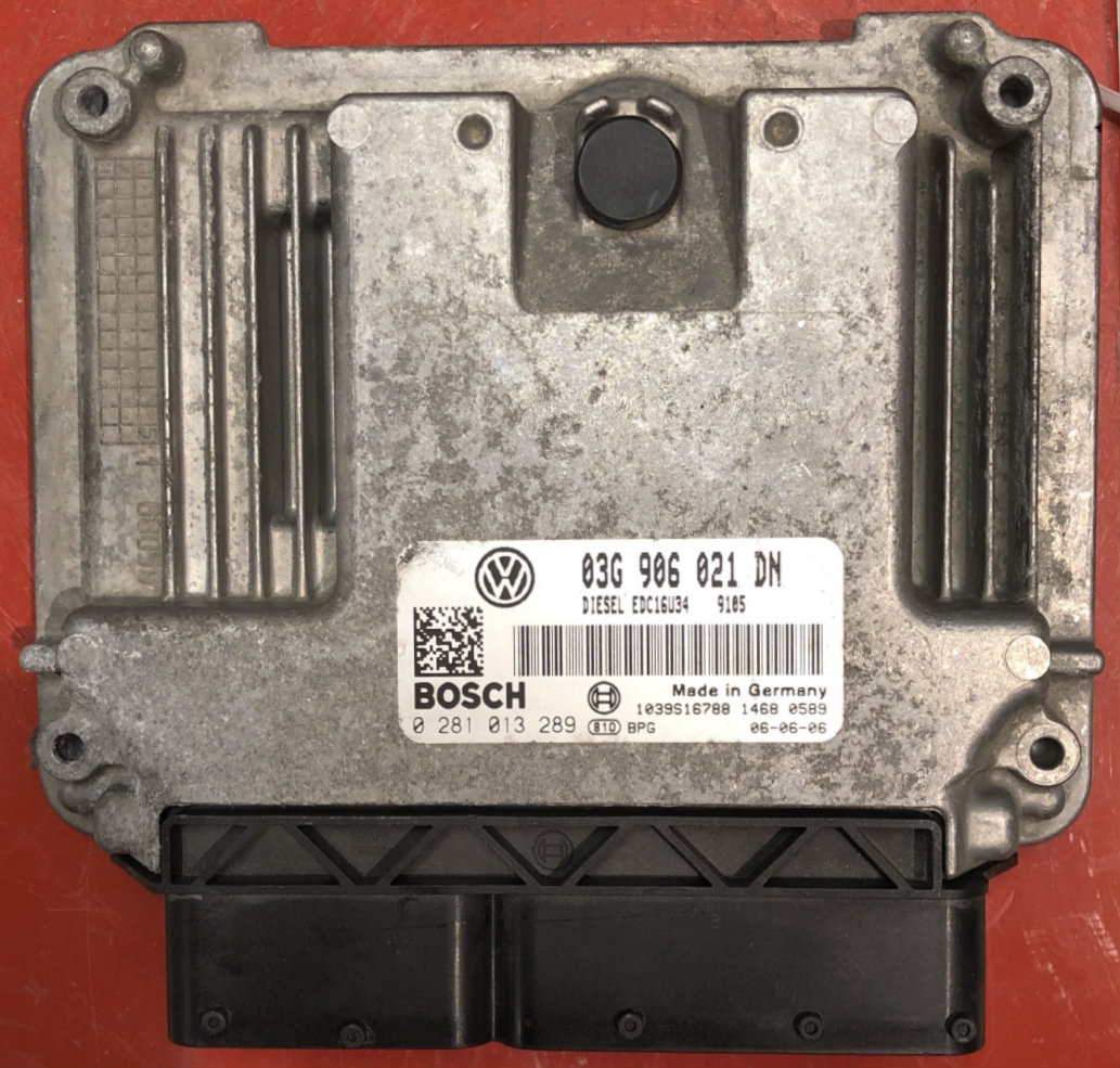 Skoda Octavia 1.9 TDI, 0281013289, 0 281 013 289, 03G906021DN, 03G 906 021 DN, EDC16U34