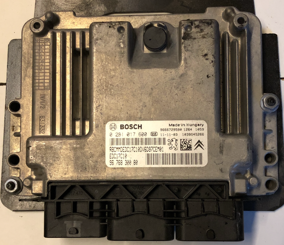 0281017600, 0 281 017 600, 9676830080, 96 768 300 80, EDC17C10