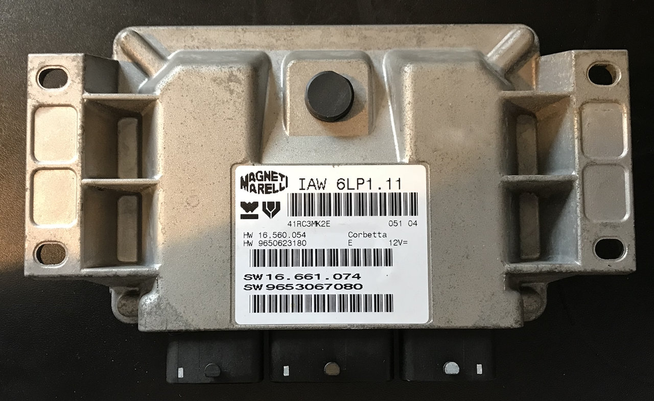 IAW 6LP1.11, HW 16.560.054, HW 9650623180, SW 16.661.074, SW 9653067080