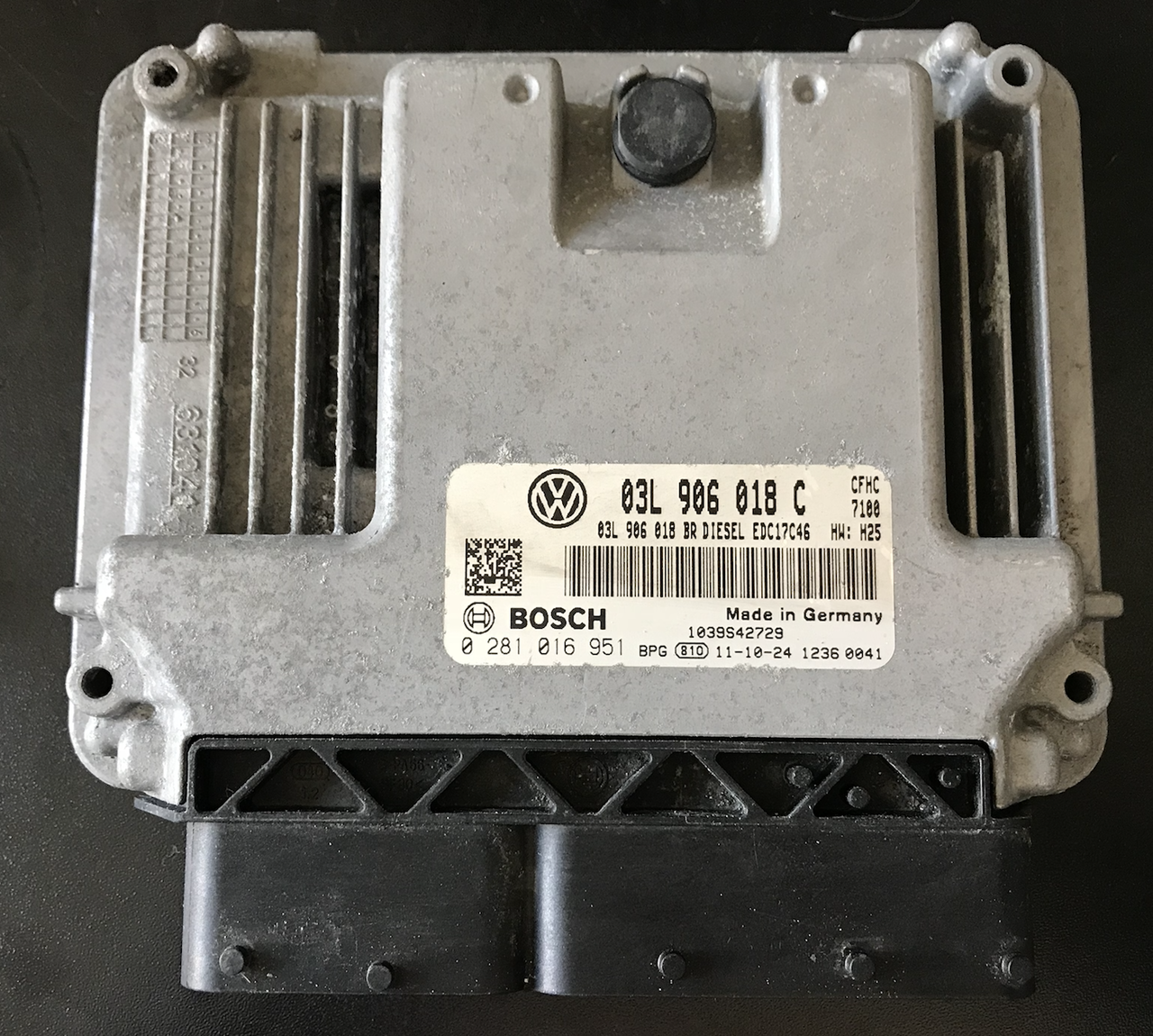 Skoda Octavia 2.0 TDI, 0281016951, 0 281 016 951, 03L906018C, 03L 906 018 C, 03L906018BR, 03L 906 018 BR, EDC17C46