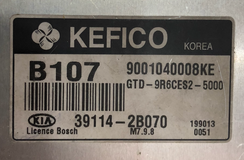 Kia-Hyundai, 9001040008KE, 39119-2B070