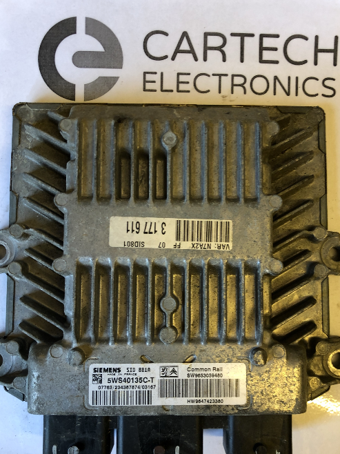 5WS40135C-T, SW9653059480, HW9647423380, SID 801A