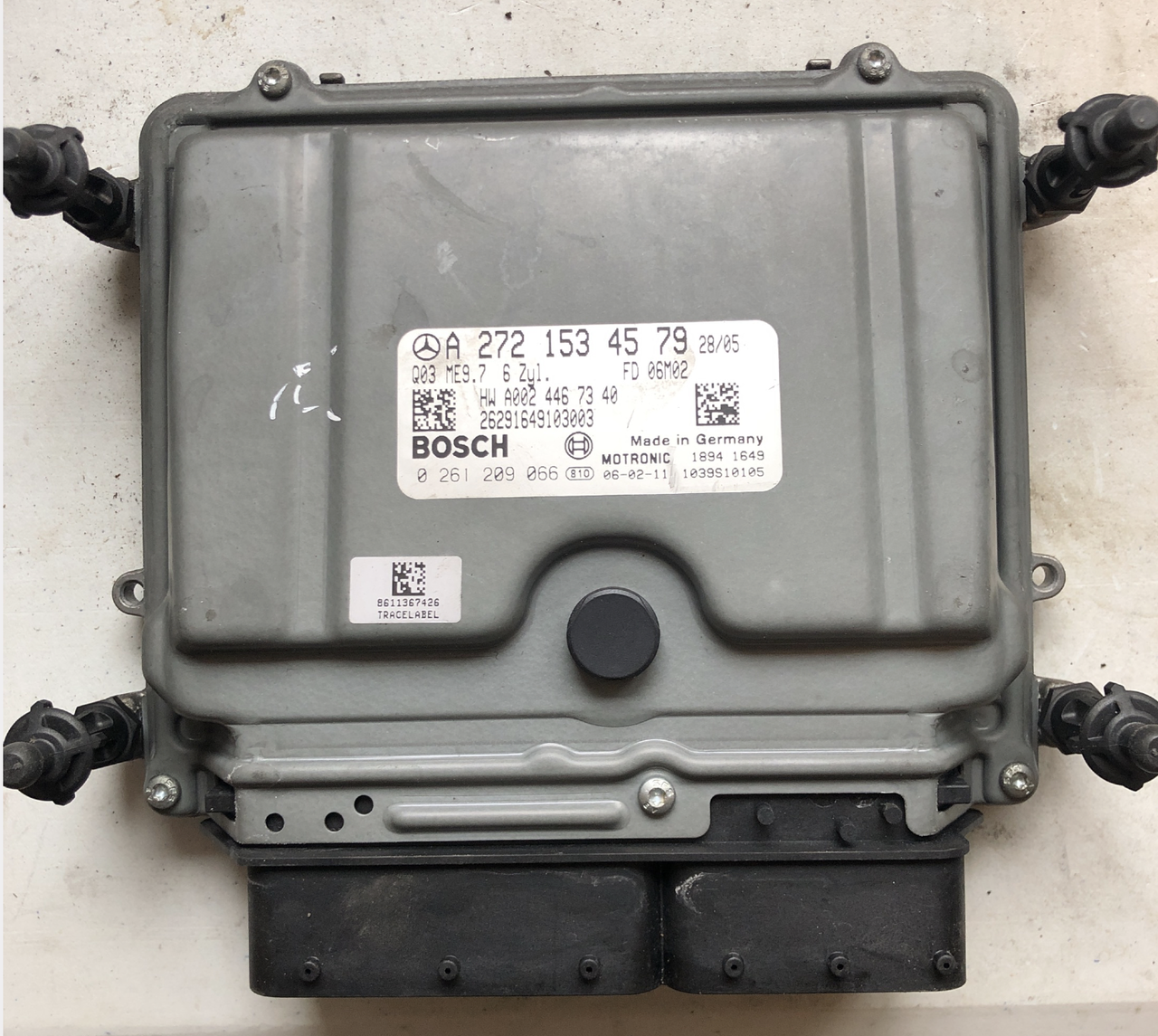 Mercedes-Benz CLK 280 3.0i, 0261209066, 0 261 209 066, A2721534579, A 272 153 45 79, A0024467340, A002 446 73 40, ME9.7