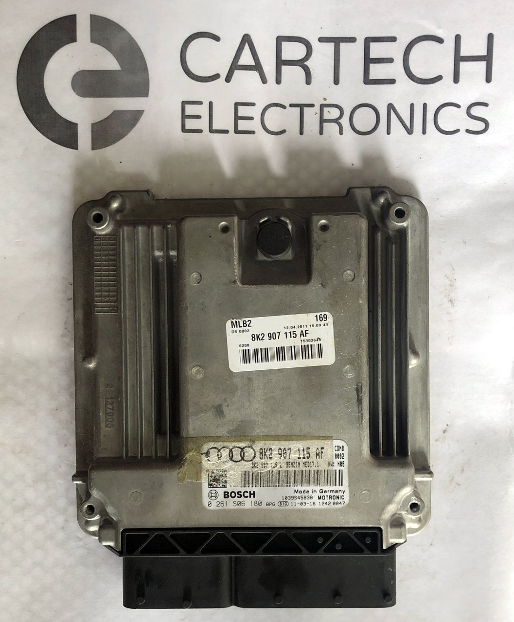 Audi A4, A5 2.0 TFSI, 0261S06180, 0 261 S06 180, 8K2907115AF, 8K2 907 115 AF, 8K2907115L, 8K2 907 115 L, MED17.1
