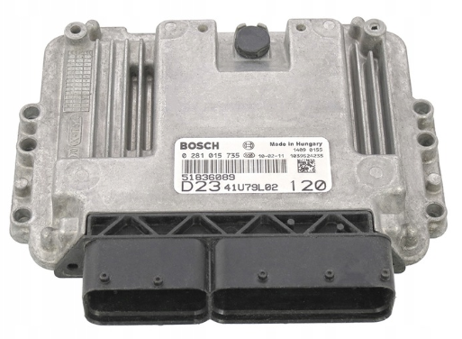 Plug & Play Bosch Engine ECU, FIAT DUCATO 2.3L, 0281015735, 0 281 015 735, 51836089
