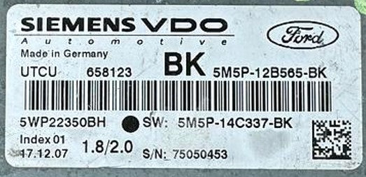 Ford Engine ECU, 5WP22350BH, 5M5P-14C337-BK, 5M5P14C337BK